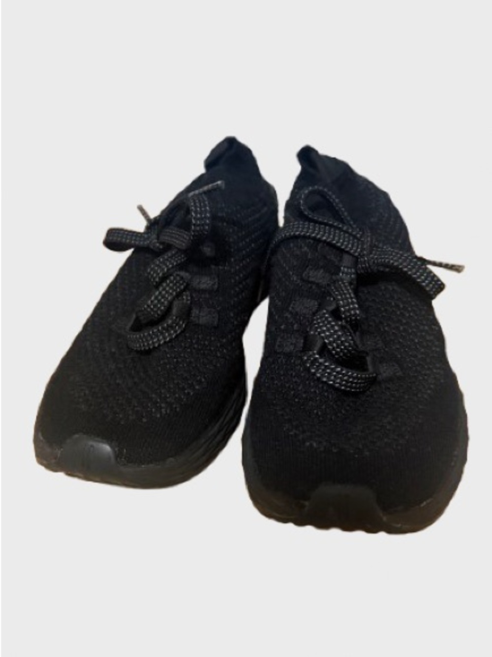 NOBULL All-Black Knit Athletic Shoes